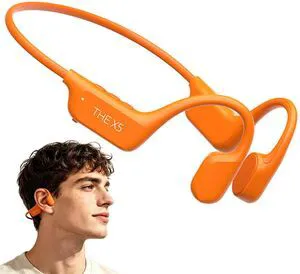 Bone Conduction Bluetooth 6.0 Sport Headphones, Neckband Running Earphones | Ultra-Lightweight Comfort, IPX6 Waterproof, Deep Bass Strong Beat, 80H Playtime, Bone conduction Earbuds Earphones (Orange) Bone Conduction Bluetooth 6.0 Sport Headphones, Neckband Running Earphones | Ultra-Lightweight Comfort, IPX6 Waterproof, Deep Bass Strong Beat, 80H Playtime, Bone conduction Earbuds Earphones (Orange)