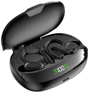 Bluetooth Translation Earphones Available in 144 Languages LED Digital Display Dual Hanging Ears HD Calling, Suitable for Music, Sports (Black General) Bluetooth Translation Earphones Available in 144 Languages LED Digital Display Dual Hanging Ears HD Calling, Suitable for Music, Sports (Black General)