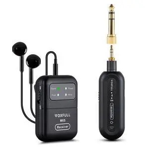 Stereo Wireless in Ear Monitor System 2.4G Wireless IEM System with Transmitter Clip on Receiver Automatic Pairing in-Ear Monitoring for Church,Stage,Live Performance (M6S) Stereo Wireless in Ear Monitor System 2.4G Wireless IEM System with Transmitter Clip on Receiver Automatic Pairing in-Ear Monitoring for Church,Stage,Live Performance (M6S)