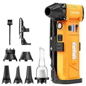 Electric Air Duster, Compressed Air Duster, 200g Thrust | 180000RPM Brushless, 8000mAh Rechargeable Battery, Stepless Adjustable,Cordless Air Blower & Vacuum for PC,Car&Outdoor Electric Air Duster, Compressed Air Duster, 200g Thrust | 180000RPM Brushless, 8000mAh Rechargeable Battery, Stepless Adjustable,Cordless Air Blower & Vacuum for PC,Car&Outdoor