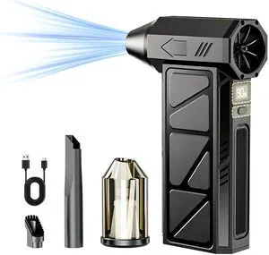 Compressed Air Duster -Turbo Fan,130000RPM Cordless Electric Air Blower | 4-speed adjustable rechargeable Air Duster for PC, Keyboards, Cars,Jet Dry Handheld Blower for Office and Home Cleaning Compressed Air Duster -Turbo Fan,130000RPM Cordless Electric Air Blower | 4-speed adjustable rechargeable Air Duster for PC, Keyboards, Cars,Jet Dry Handheld Blower for Office and Home Cleaning