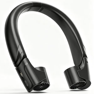 ChillGo Wearable Neck Fan 8000mAh Battery, 9000RPM Twin Turbines with LED Display, Max 16H Runtime, 4 Wind Levels, UltraLight & Noiseless, Great Gift for Outdoorsy Men and Women Midnight Black ChillGo Wearable Neck Fan 8000mAh Battery, 9000RPM Twin Turbines with LED Display, Max 16H Runtime, 4 Wind Levels, UltraLight & Noiseless, Great Gift for Outdoorsy Men and Women Midnight Black