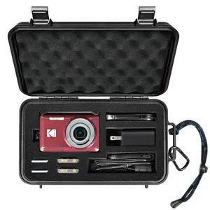 Waterproof Hard Case for Kodak PIXPRO FZ55 / FZ45 Camera | IP67 Waterproof,Custom Foam Insert,Protective Case for Kodak PIXPRO FZ55 Accessories Waterproof Hard Case for Kodak PIXPRO FZ55 / FZ45 Camera | IP67 Waterproof,Custom Foam Insert,Protective Case for Kodak PIXPRO FZ55 Accessories