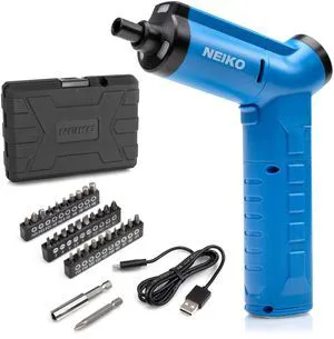 10580A Electric Screwdriver, 34pc Rechargeable Cordless Screwdriver Set, 1/4 Hex Shank 3.6V Lithium Ion Power Screwdriver, 3 LED Lights, USB C Charger Included, Mini Screw Driver 10580A Electric Screwdriver, 34pc Rechargeable Cordless Screwdriver Set, 1/4 Hex Shank 3.6V Lithium Ion Power Screwdriver, 3 LED Lights, USB C Charger Included, Mini Screw Driver
