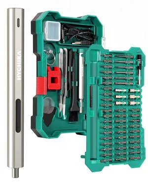 Precision Screwdriver Set, Mini Electric Screwdriver 67-in-1 with 52 Magnetic Bits, 3 Torque Settings, LED Light & Rechargeable Repair Tool Kit for Computer Phone Camera Precision Screwdriver Set, Mini Electric Screwdriver 67-in-1 with 52 Magnetic Bits, 3 Torque Settings, LED Light & Rechargeable Repair Tool Kit for Computer Phone Camera