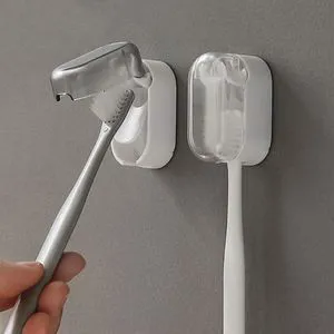 3 PCS Travel Toothbrush Head Covers Caps, Tooth Brush Protector Case Wall Mounted Hanging Rack Organizer for Travel, Camping, Bathroom, School, Business (Grey) 3 PCS Travel Toothbrush Head Covers Caps, Tooth Brush Protector Case Wall Mounted Hanging Rack Organizer for Travel, Camping, Bathroom, School, Business (Grey)