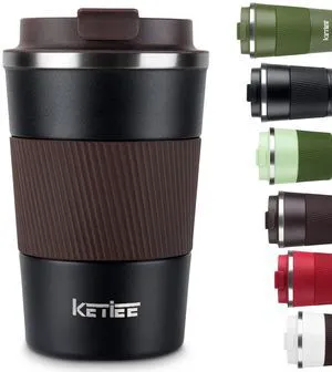 Travel Mug, 12oz Insulated Coffee Cup with Leakproof Lid, Vacuum Stainless Steel Double-Wall Travel Coffee Mug Spill Proof, Reusable Tumbler for Men and Women for Hot & Cold Water Tea Travel Mug, 12oz Insulated Coffee Cup with Leakproof Lid, Vacuum Stainless Steel Double-Wall Travel Coffee Mug Spill Proof, Reusable Tumbler for Men and Women for Hot & Cold Water Tea