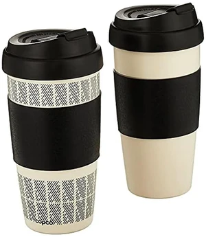5237160 Reusable, Insulated Double Wall Travel Mugs 16-ounce White/Black , 2 Count ( Pack of 1) 5237160 Reusable, Insulated Double Wall Travel Mugs 16-ounce White/Black , 2 Count ( Pack of 1)