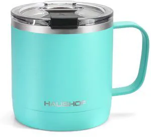 14 oz Coffee Mug, Insulated Coffee Mug with Handle, Travel Camping Cup, Portable Stainless Steel Coffee Cup, Insulated Coffee Cups with Lid, Lake Blue 14 oz Coffee Mug, Insulated Coffee Mug with Handle, Travel Camping Cup, Portable Stainless Steel Coffee Cup, Insulated Coffee Cups with Lid, Lake Blue