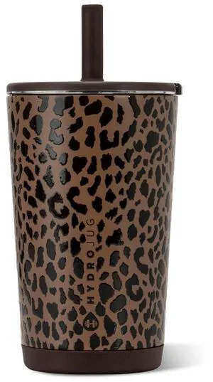 Everyday Tumbler 14 oz, Ceramic-Lined Straw Cup, Brown Leopard Everyday Tumbler 14 oz, Ceramic-Lined Straw Cup, Brown Leopard