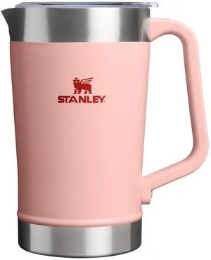 Stanley Stay-Chill Pitcher 64 oz | Cold Water, Beer, and Drink Pitcher with Lid | Large Capacity Durable Beverage Container with Handle | Insulated Stainless Steel | BPA-Free | Peach Rose Stanley Stay-Chill Pitcher 64 oz | Cold Water, Beer, and Drink Pitcher with Lid | Large Capacity Durable Beverage Container with Handle | Insulated Stainless Steel | BPA-Free | Peach Rose