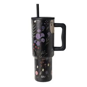 Halloween Tumbler with Handle | 40oz | Halloween | Trek Tumbler, Travel Mug | Insulated Water Bottle, Cupholder Friendly, Stainless Steel Cup, Graveyard Garden Halloween Tumbler with Handle | 40oz | Halloween | Trek Tumbler, Travel Mug | Insulated Water Bottle, Cupholder Friendly, Stainless Steel Cup, Graveyard Garden