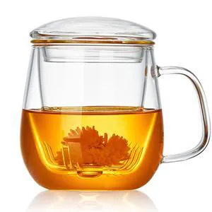 Glass Tea Cup with Infuser and Lid, 17.6oz/520ml Large Borosilicate Teacup,Tea Glass, Clear Mug for Loose Leaf Tea, Blooming Tea, Microwave & Dishwasher Safe - Tea Maker Gift for Birthday. Glass Tea Cup with Infuser and Lid, 17.6oz/520ml Large Borosilicate Teacup,Tea Glass, Clear Mug for Loose Leaf Tea, Blooming Tea, Microwave & Dishwasher Safe - Tea Maker Gift for Birthday.