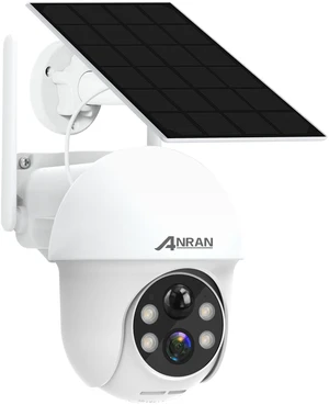 Security Camera Wireless Outdoor, 2K Solar Outdoor Camera with 360° View, Smart Siren, Spotlights, Color Night Vision, PIR Human Detection, Pan Tilt Control, 2-Way Talk, IP65, Q1 White Security Camera Wireless Outdoor, 2K Solar Outdoor Camera with 360° View, Smart Siren, Spotlights, Color Night Vision, PIR Human Detection, Pan Tilt Control, 2-Way Talk, IP65, Q1 White