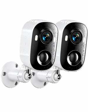 Security Cameras Wireless Outdoor, 2K Battery AI Motion Detection | Color Night Vision, IP65 Waterproof, Two-Way Audio, PIR Motion Alert, 5200mAh Battery, 3-Day Cloud Trial (No SD Slot) Security Cameras Wireless Outdoor, 2K Battery AI Motion Detection | Color Night Vision, IP65 Waterproof, Two-Way Audio, PIR Motion Alert, 5200mAh Battery, 3-Day Cloud Trial (No SD Slot)