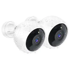 Security Cameras Wireless Outdoor, 2K Camera for Home Security | Battery Camera, Indoor Camera, Color Night Vision, 2.4G WiFi, 2-Way Talk, Siren Alarm, AI Motion Detection, 2 Pack Security Cameras Wireless Outdoor, 2K Camera for Home Security | Battery Camera, Indoor Camera, Color Night Vision, 2.4G WiFi, 2-Way Talk, Siren Alarm, AI Motion Detection, 2 Pack
