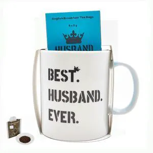 Best Husband Ever Mug Gift Funny Husband Mug with English Breakfast Tea Bags Set Personalized Ceramic Coffee Cup - Ideal Anniversary, Birthday, or Valentine's Day Gift for Men from Wife Best Husband Ever Mug Gift Funny Husband Mug with English Breakfast Tea Bags Set Personalized Ceramic Coffee Cup - Ideal Anniversary, Birthday, or Valentine's Day Gift for Men from Wife