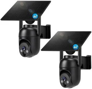 4G LTE Cellular Security Camera 2 Pack, Built-in SIM Card, Solar Powered | No WiFi Needed, 2K Color Night Vision, 360° View, for Jobsite & Off-Grid Areas, Motion Detection, 2-Way Audio, Easy Setup 4G LTE Cellular Security Camera 2 Pack, Built-in SIM Card, Solar Powered | No WiFi Needed, 2K Color Night Vision, 360° View, for Jobsite & Off-Grid Areas, Motion Detection, 2-Way Audio, Easy Setup