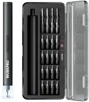 20-in-1 Mini Electric Screwdriver Set, Precision Screwdriver Set | 20 S2 Steel Bits, 3.6V Type-C Rechargeable, 0.35N.m, LED Light, Precision Repair Tool for Electronics Phone Camera & Laptop 20-in-1 Mini Electric Screwdriver Set, Precision Screwdriver Set | 20 S2 Steel Bits, 3.6V Type-C Rechargeable, 0.35N.m, LED Light, Precision Repair Tool for Electronics Phone Camera & Laptop