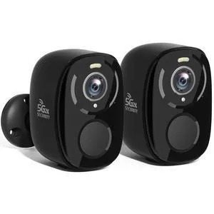 2Pack 5G/2.4G WiFi Security Cameras Wireless Outdoor, 2K QHD Video | Battery Powered, AI Motion Detection, Color Night Vision, Siren, 2-Way-Audio, Works/Alexa,Waterproof for Home Security 2Pack 5G/2.4G WiFi Security Cameras Wireless Outdoor, 2K QHD Video | Battery Powered, AI Motion Detection, Color Night Vision, Siren, 2-Way-Audio, Works/Alexa,Waterproof for Home Security
