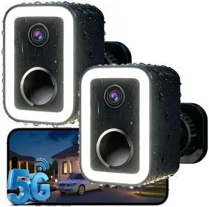 2 Pack Security Cameras Wireless Outdoor, Color Night Vision Even in the Dark, AI Motion Detection & Spotlight Siren Alarm, 2-Way Audio Battery Powered Camera for Home Security 2 Pack Security Cameras Wireless Outdoor, Color Night Vision Even in the Dark, AI Motion Detection & Spotlight Siren Alarm, 2-Way Audio Battery Powered Camera for Home Security