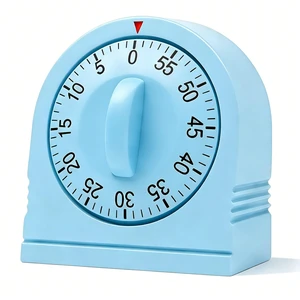 60 Minutes Wind Up Kitchen Timer, Mechanical Visual Timer with Loud Alarm, Manual Countdown Timers for Cooking, Home, Study and Sports (Blue) 60 Minutes Wind Up Kitchen Timer, Mechanical Visual Timer with Loud Alarm, Manual Countdown Timers for Cooking, Home, Study and Sports (Blue)