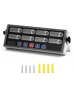 Digital Kitchen Timer - 8-Channel Multi-Timer with Waterproof Panel, Adjustable Volume Digital Kitchen Timer - 8-Channel Multi-Timer with Waterproof Panel, Adjustable Volume
