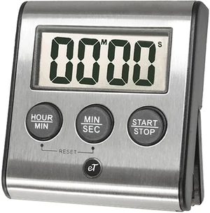 Elegant Digital Kitchen Timer Stainless Steel - Loud Alarm - Model eT-78 Elegant Digital Kitchen Timer Stainless Steel - Loud Alarm - Model eT-78