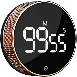 Kitchen Timer with LED Digital Display Smart Efficana for Home Classroom Gym Office, Volume and Brightness Adjustable Productivity Timer (Rose Gold) Kitchen Timer with LED Digital Display Smart Efficana for Home Classroom Gym Office, Volume and Brightness Adjustable Productivity Timer (Rose Gold)