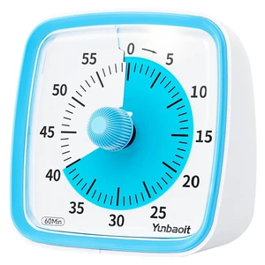 Visual Timer with Night Light, 60 Minute Countdown, Light Blue | 3 Alarm Modes, Mute Flash, for Kids and Adults, Time Management Tool for Classroom, Home, School, and Work Visual Timer with Night Light, 60 Minute Countdown, Light Blue | 3 Alarm Modes, Mute Flash, for Kids and Adults, Time Management Tool for Classroom, Home, School, and Work