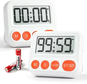 2 Pack Digital Timer for Classroom & Kitchen, Large LCD Countdown Timer | Ideal for study, homework, baking, cooking and daily tasks. Loud, soft & silent alarms with magnetic stand hanging hole 2 Pack Digital Timer for Classroom & Kitchen, Large LCD Countdown Timer | Ideal for study, homework, baking, cooking and daily tasks. Loud, soft & silent alarms with magnetic stand hanging hole