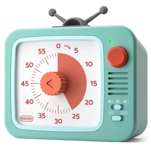 Visual Timer for Kids with Pause, 60 Minute Countdown Timer, Green | Non-Ticking, 3 Volume Levels, Back Magnetic, Two Ringing Durations, Light Indicator, for Classroom Kitchen Office ADHD Visual Timer for Kids with Pause, 60 Minute Countdown Timer, Green | Non-Ticking, 3 Volume Levels, Back Magnetic, Two Ringing Durations, Light Indicator, for Classroom Kitchen Office ADHD
