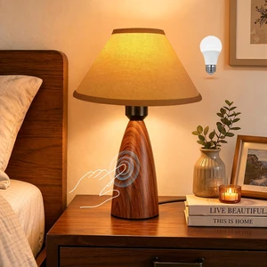 Touch Table Lamp for Nightstand - 3-Way Dimmable Small Bedside Lamp | 3s Quick Shut-Off Desk Lamp for Bedroom, Living Room, Reading, Nursery, LED Bulb Included Touch Table Lamp for Nightstand - 3-Way Dimmable Small Bedside Lamp | 3s Quick Shut-Off Desk Lamp for Bedroom, Living Room, Reading, Nursery, LED Bulb Included
