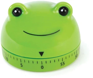 Frog Timer Fun Gadget for Home & Kitchen 60 Minute Windup Timekeeper for Cooking Frog Timer Fun Gadget for Home & Kitchen 60 Minute Windup Timekeeper for Cooking