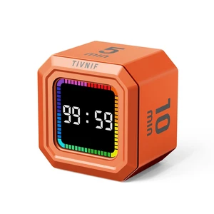 Kitchen Timer Visual Timer for Kids Color Display Gravity Sensor Cube | Digital Pomodoro Timer with Loud Alarm, Magnetic Back, Easy Use for Cooking, Classroom, Study & Productivity Kitchen Timer Visual Timer for Kids Color Display Gravity Sensor Cube | Digital Pomodoro Timer with Loud Alarm, Magnetic Back, Easy Use for Cooking, Classroom, Study & Productivity