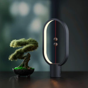 Table Lamp for Bedroom - Balance Lamp,Bedside Lamp with Touch Dimmer,Nightstand Lamp,3 Level Brightness Rechargered Night Light for Home,Office,College Dorm (Black) Table Lamp for Bedroom - Balance Lamp,Bedside Lamp with Touch Dimmer,Nightstand Lamp,3 Level Brightness Rechargered Night Light for Home,Office,College Dorm (Black)