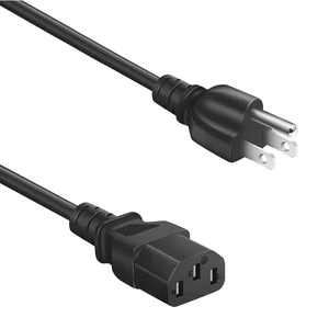 C13 Power Cord Replacement for Epson, Optoma, ViewSonic, NEC Projector and TV Computer Monitor -18 AWG, 3 Prong Plug, 6 FT C13 Power Cord Replacement for Epson, Optoma, ViewSonic, NEC Projector and TV Computer Monitor -18 AWG, 3 Prong Plug, 6 FT