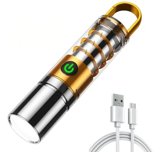 High Lumens Rechargeable Flashlights, 100000 Lumens Super Bright Flashlights, 6 Modes Zoomable High Bright FlashlightsSuitable for Hiking Camping and Family Emergencies High Lumens Rechargeable Flashlights, 100000 Lumens Super Bright Flashlights, 6 Modes Zoomable High Bright FlashlightsSuitable for Hiking Camping and Family Emergencies