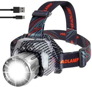 Gifts for Men Christmas LED Headlamp Rechargeable, 5 Color Modes Flashlight with Motion Sensor, Zoomable & Waterproof, 7000mAh USB-C, Perfect for Hiking, Running, Repairing, Fishing & Cycling Gifts for Men Christmas LED Headlamp Rechargeable, 5 Color Modes Flashlight with Motion Sensor, Zoomable & Waterproof, 7000mAh USB-C, Perfect for Hiking, Running, Repairing, Fishing & Cycling
