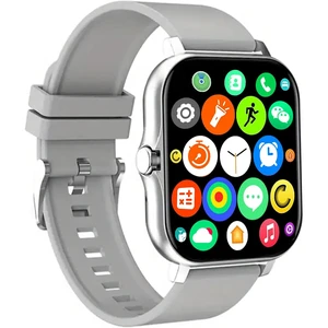 Smart Watch, 1.81" Upgraded Full Touchscreen Smart Watch for Android iPhones with Bluetooth Call, Sleep Tracker, Multiple Sports Fitness Tracker with Smart Watches for Women Men (Silver) Smart Watch, 1.81" Upgraded Full Touchscreen Smart Watch for Android iPhones with Bluetooth Call, Sleep Tracker, Multiple Sports Fitness Tracker with Smart Watches for Women Men (Silver)