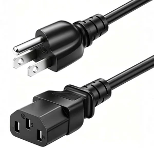 6 Feet Universal 3 Prong AC Power Cord, Replacement Power Cable for PC, Monitor, TV, Printer, Desktop Computer 6 Feet Universal 3 Prong AC Power Cord, Replacement Power Cable for PC, Monitor, TV, Printer, Desktop Computer