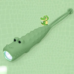Kids Silicone Flashlight, Dimmable Flashlight for Toddlers Kids Boys Girls, Rechargeable Hanging Night Light for Camping, Night Walks and Home Use, Fun Animal Themed Portable Torch Kids Silicone Flashlight, Dimmable Flashlight for Toddlers Kids Boys Girls, Rechargeable Hanging Night Light for Camping, Night Walks and Home Use, Fun Animal Themed Portable Torch