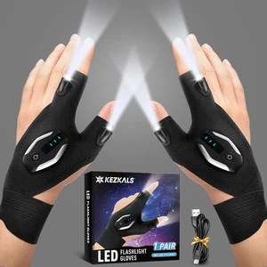 Stocking Stuffers for Adults Men Rechargeable Flashlight Gloves | Anniversary Birthday Gifts for Men Dad Him, Gifts for Men Who Have Everything, LED Glove for Hunting Fishing Repairing Gadget Stocking Stuffers for Adults Men Rechargeable Flashlight Gloves | Anniversary Birthday Gifts for Men Dad Him, Gifts for Men Who Have Everything, LED Glove for Hunting Fishing Repairing Gadget