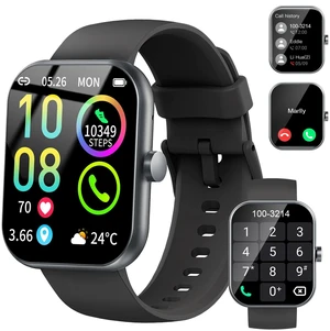 Smart Watch for Men Women, 1.96" HD Smartatch(Answer/Make Calls), 113+ Sport Modes, Activity Fitness Tracker with Heart Rate/Sleep Monitor/Pedometer/Calories, IP68 Waterproof for Android iOS Smart Watch for Men Women, 1.96" HD Smartatch(Answer/Make Calls), 113+ Sport Modes, Activity Fitness Tracker with Heart Rate/Sleep Monitor/Pedometer/Calories, IP68 Waterproof for Android iOS