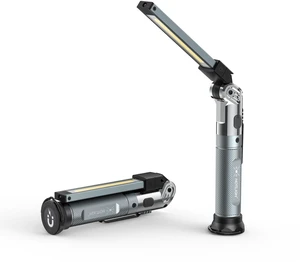 Magnetic Work Light, 1200LM Rechargeable Work Light with Hook, 3 Mode & Hands-Free Mechanic Light, Magnetic Flashlight for Car Repairing/Emergency/Outdoor Work Magnetic Work Light, 1200LM Rechargeable Work Light with Hook, 3 Mode & Hands-Free Mechanic Light, Magnetic Flashlight for Car Repairing/Emergency/Outdoor Work