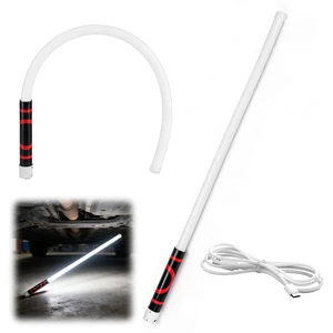 Bendable LED Flashlight Stick, 30'' Rechargeable Flexible LED Work Light | High Lumen and 3 Brightness Modes, Led Work Light for Car Repairs Bendable LED Flashlight Stick, 30'' Rechargeable Flexible LED Work Light | High Lumen and 3 Brightness Modes, Led Work Light for Car Repairs