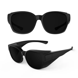 Cataract Sunglasses, Light Sensitivity, CAT4 Dark Fit Over Glasses | Super Dark Large Wide Wrap Around Sunglasses For Post Laser Eye Surgery,Polarized UV400 Protection,Made Eyes Not Feel Sore Cataract Sunglasses, Light Sensitivity, CAT4 Dark Fit Over Glasses | Super Dark Large Wide Wrap Around Sunglasses For Post Laser Eye Surgery,Polarized UV400 Protection,Made Eyes Not Feel Sore