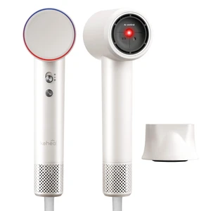 Ai High-Speed Ionic mini Hair Dryer with Attachment, Lightweight | 1.89 Billion Negative Ions eliminate frizz & damage, 130,000 RPM fast drying, Ai Temperature Control, Low Noise Ai High-Speed Ionic mini Hair Dryer with Attachment, Lightweight | 1.89 Billion Negative Ions eliminate frizz & damage, 130,000 RPM fast drying, Ai Temperature Control, Low Noise