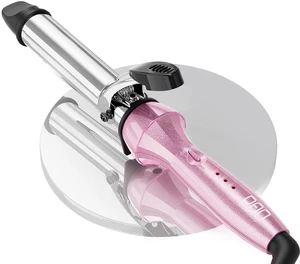 Dual Voltage Curling Iron with 1-inch Barrel, Temperature Adjustable, 60-minute Auto Shut-Off for Long and Short Hair Dual Voltage Curling Iron with 1-inch Barrel, Temperature Adjustable, 60-minute Auto Shut-Off for Long and Short Hair