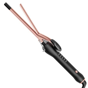 3/8 Inch Small Barrel Curling Iron for Short & Long Hair, Dual Voltage | Extra Long Skinny Ceramic Barrel Hair Curler for Tight Curls, 5 Temps, Glove Included 3/8 Inch Small Barrel Curling Iron for Short & Long Hair, Dual Voltage | Extra Long Skinny Ceramic Barrel Hair Curler for Tight Curls, 5 Temps, Glove Included